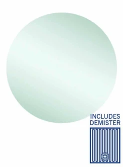 Thermogroup - Ablaze Polished Edge Demister Mirrors - Rio Round - Various Sizes