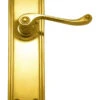 Superior Brass - Double Stepped Door Lever On 150mm Backplate - All Variants