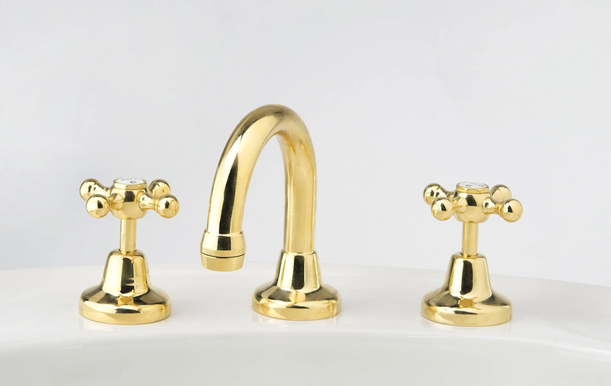 CB Ideal - Roulette - Basin Set With Fixed Gooseneck Outlet 2 CB Ideal - Roulette - Basin Set With Fixed Gooseneck Outlet - Image 2