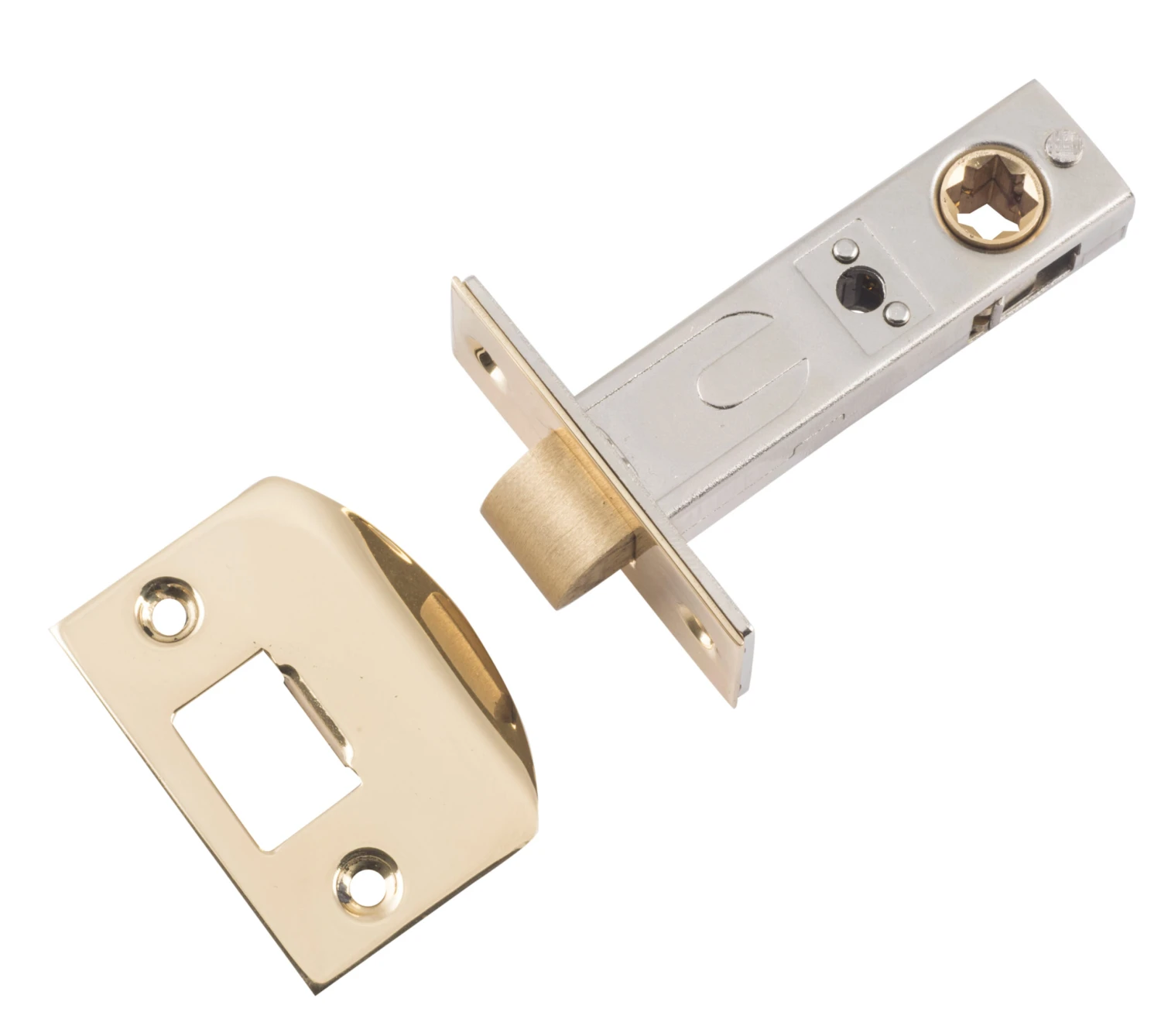 TradCo - Split Cam Tube Latch B60mm - 'D' Striker 1 TradCo - Split Cam Tube Latch B60mm - 'D' Striker