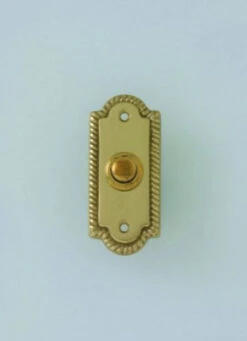 PavTom - Georgian Shouldered Door Bell Press H75xW30mm