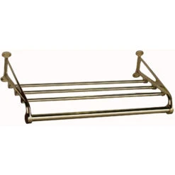 Domino Brass - Classic Curved Towel Rack (Various Sizes)