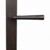 Superior Brass - Floreat Rustic Door Lever On Long Backplate - All Variants