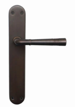 Superior Brass - Floreat Rustic Door Lever On Long Backplate - All Variants