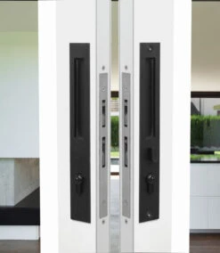 Austyle - Sliding Entry Door MyLOCK Flush Pull Deadbolt & Privacy Kit H295xW40mm
