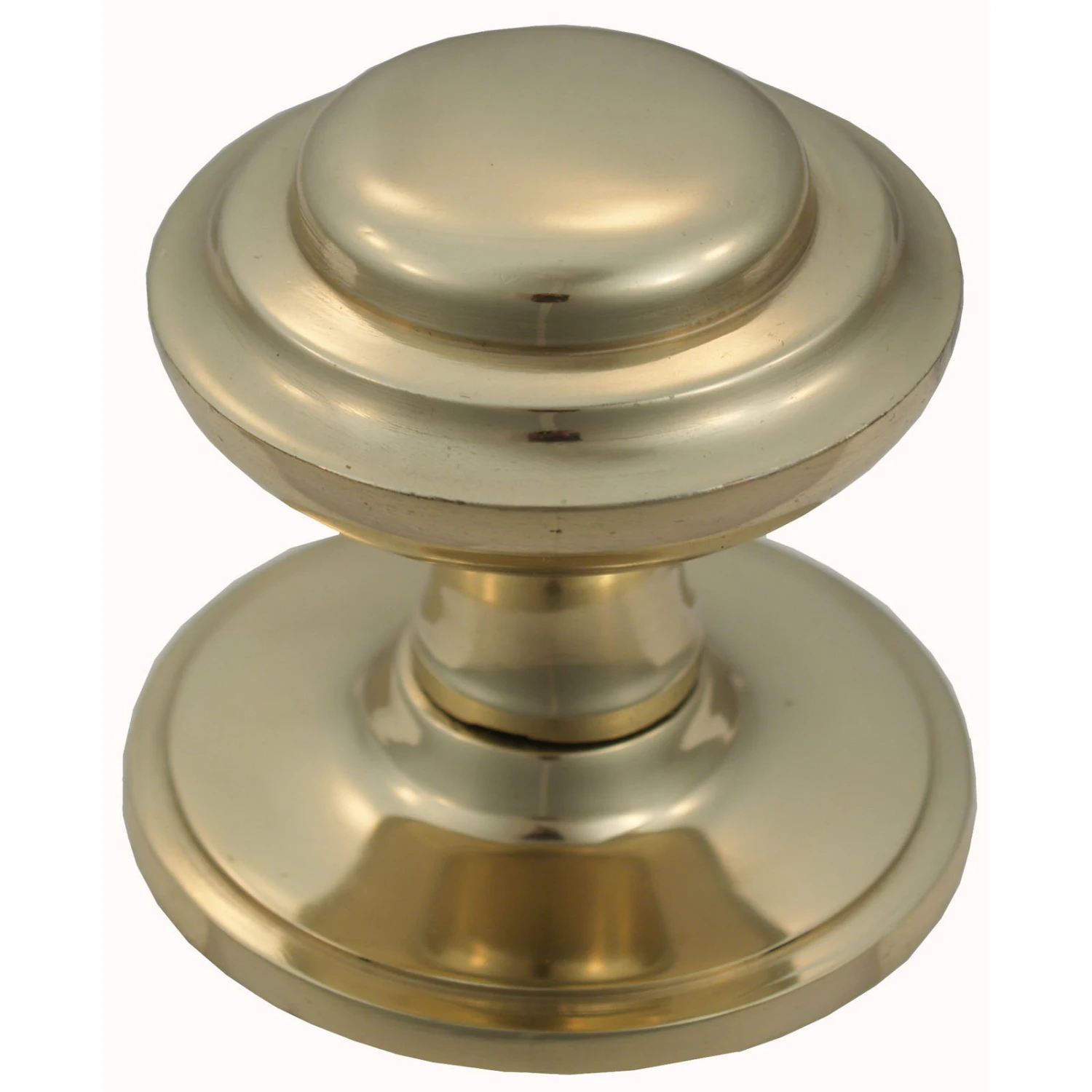 Domino Brass - Centre Door Knob - 2534 Design D80mm 2 Domino Brass - Centre Door Knob - 2534 Design D80mm - Image 2