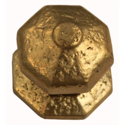 Domino Brass - Centre Door Knob - 2434 Design D70mm