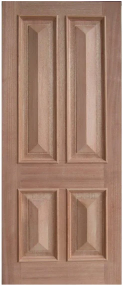 Solid Exterior Cricket Bat & Heavy Moulding Door - Victorian 5 Panel SP-TD5
