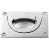 Domino Brass - Flush Pull - Military Chest Classic (2 Sizes)