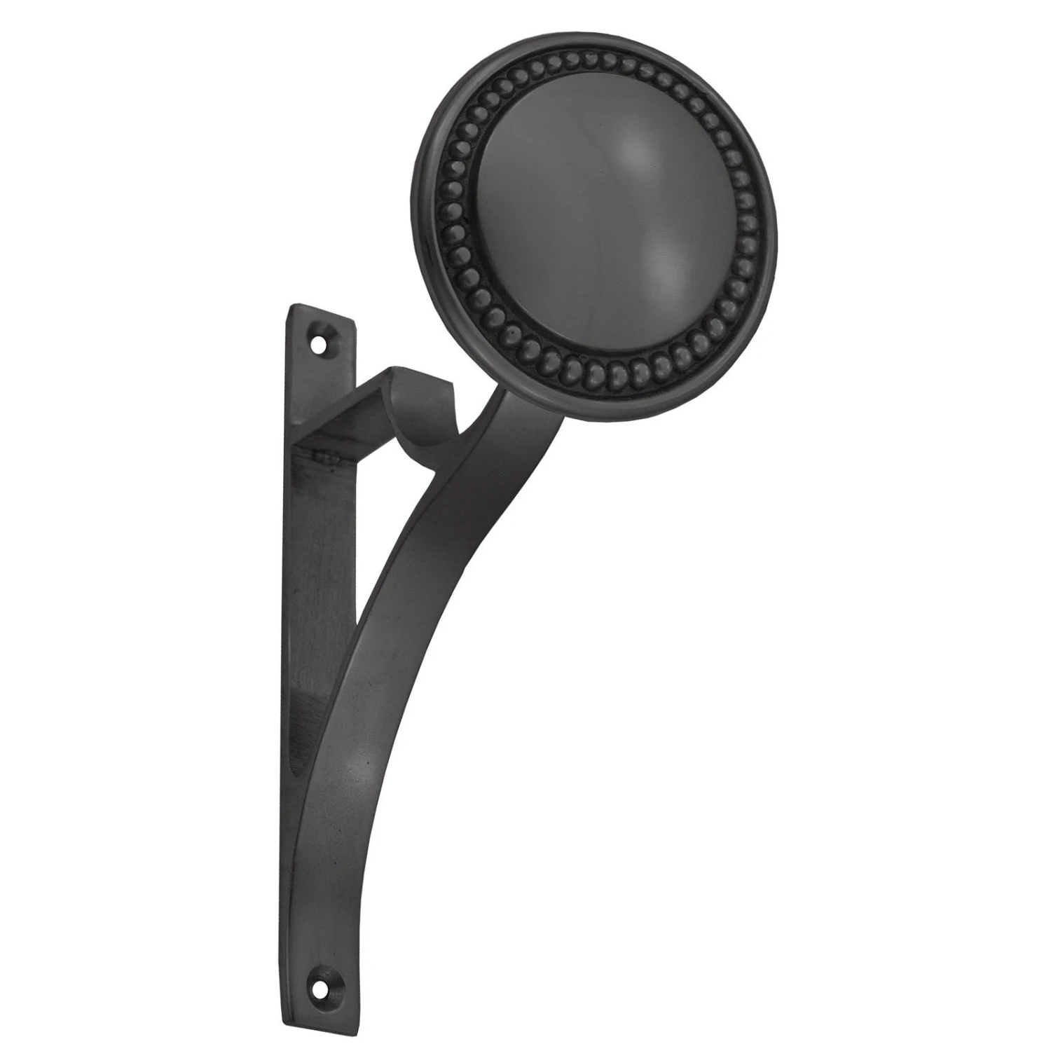 Domino Brass - Curtain Rod End Bracket - Georgian Ring - Suit 19, 25, 32mm Tube 1 Domino Brass - Curtain Rod End Bracket - Georgian Ring - Suit 19, 25, 32mm Tube