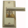 Domino Brass - Screen Door Latch - Art Deco Classic Lever Plate