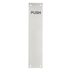 Zanda - Classic Stainless Push Plate (2 Sizes)