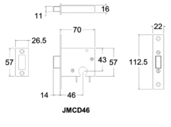 Jacksons JMC29 & JMCD46 - Euro High Security Deadbolt Lock B46, 60mm 7 Jacksons JMC29 & JMCD46 - Euro High Security Deadbolt Lock B46, 60mm -Deals Windsor Restorations Store 2b3f33 1e9fe1ee7c0a4dfe93f710a455f97728mv2