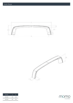 Momo Handles - Acuto - Cabinet 'D' Pull Handle CTC160, 320mm 23 Momo Handles - Acuto - Cabinet 'D' Pull Handle CTC160, 320mm -Deals Windsor Restorations Store 2b3f33 1efc6ef233f34004829286b057935a44mv2