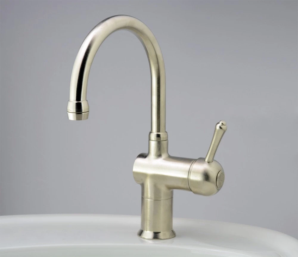 CB Ideal - Roulette Lever - Large Basin Flick Mixer With Gooseneck Outlet 2 CB Ideal - Roulette Lever - Large Basin Flick Mixer With Gooseneck Outlet - Image 2