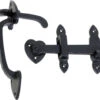 TradCo - Iron Suffolk Latch - Matt Black L165mm