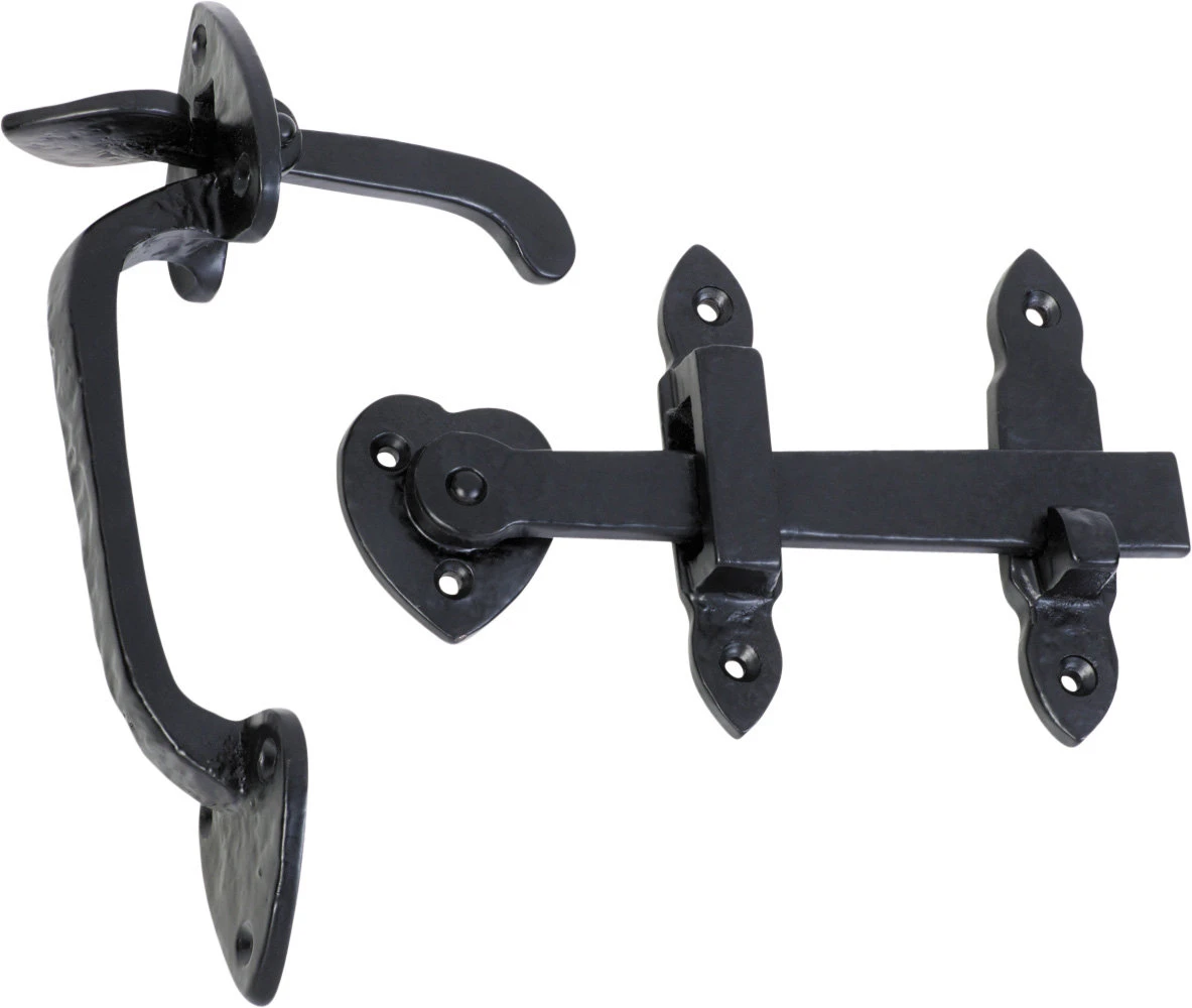 TradCo - Iron Suffolk Latch - Matt Black L165mm 1 TradCo - Iron Suffolk Latch - Matt Black L165mm