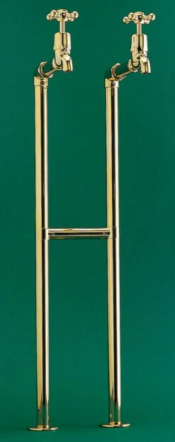 CB Ideal - Roulette - Floor Mounted Bath Bibcock Set