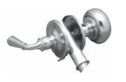 Superior Brass - Screen Door Latch - Knob & Lever