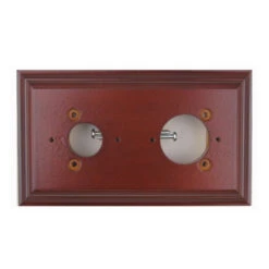 Classic Electric - Pre-Drilled Block - Classic Double (Suit Dimmer) W155xH90mm