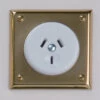 Classic Electric - 10 Series - Bungalow/Tudor Socket - White Insert