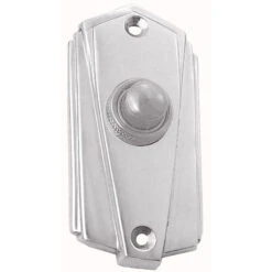 Domino Brass - Door Bell - Art Deco Decorative Bell Press H78xW39mm -Deals Windsor Restorations Store 2b3f33 33567e378d4d4ec798a9c557fa7e9e68mv2