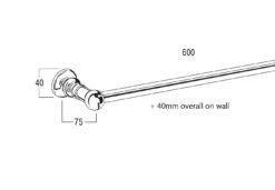 CB Ideal - Olde Adelaide - Single Towel Rail 600mm -Deals Windsor Restorations Store 2b3f33 351ce1a307c64dee9575c43bb703dad7mv2