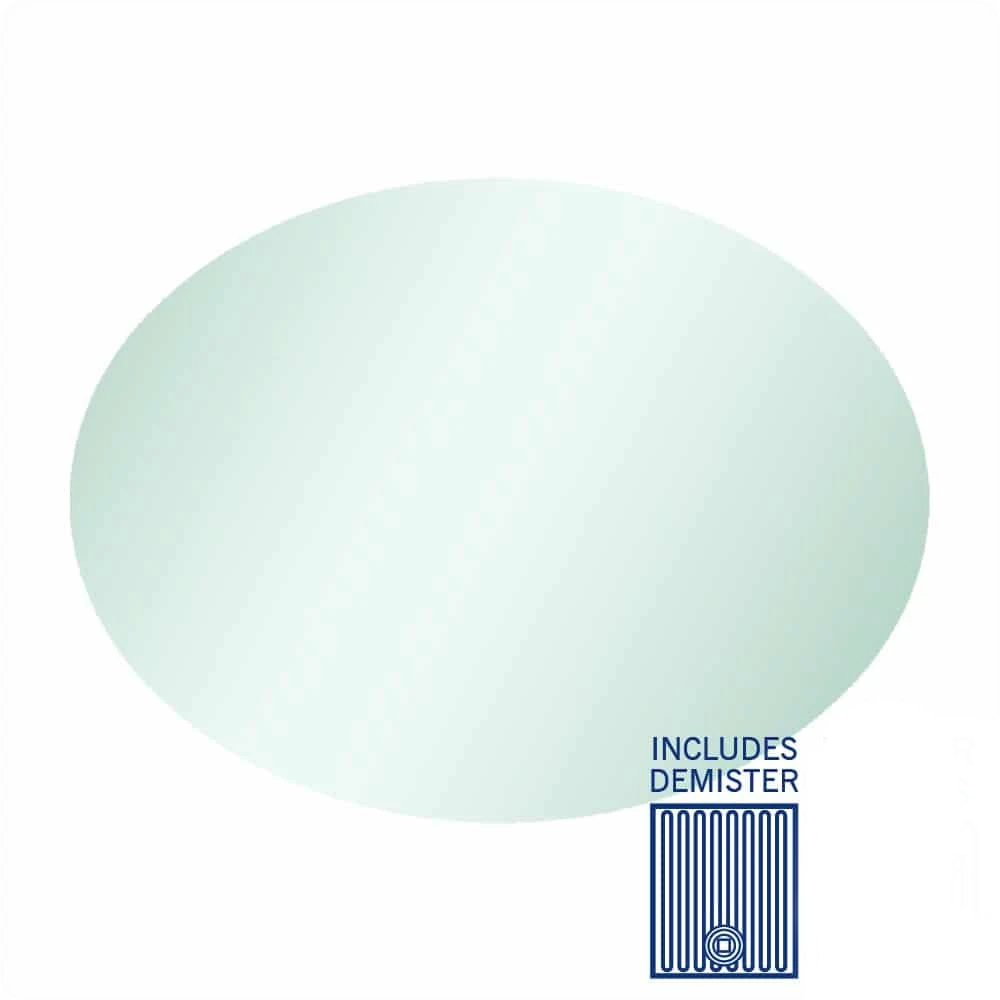 Thermogroup - Ablaze Polished Edge Demister Mirrors - Cody Oval - Various Sizes 1 Thermogroup - Ablaze Polished Edge Demister Mirrors - Cody Oval - Various Sizes