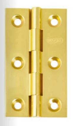 Austyle - Assorted Door & Cabinet Fixed Pin Brass Hinges - 10 Sizes (Pair)