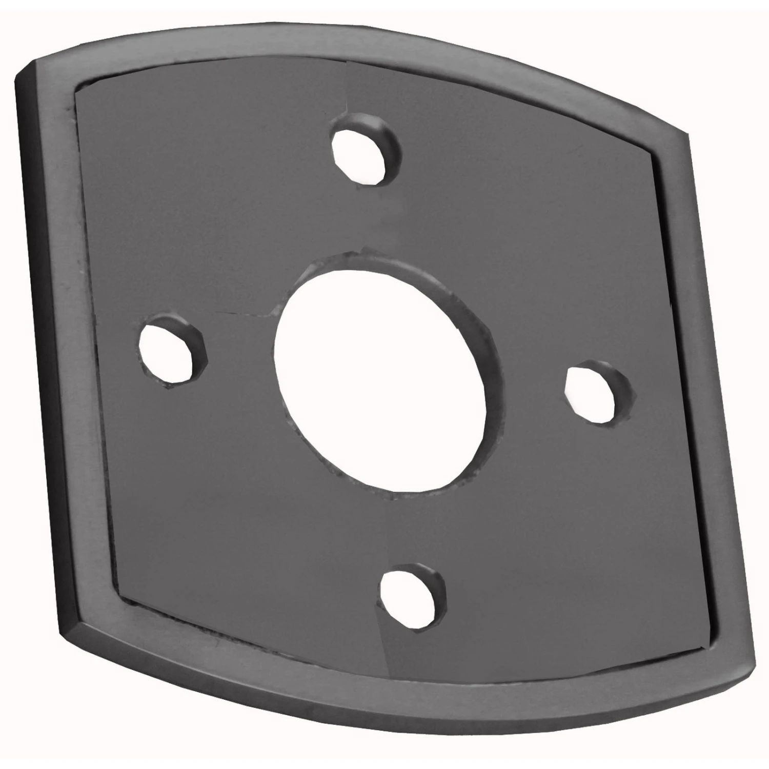 Domino Brass - Adaptor Plate - Rounded Square Rose (Suit R02 Model) 61x61mm 4 Domino Brass - Adaptor Plate - Rounded Square Rose (Suit R02 Model) 61x61mm - Image 4