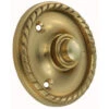 Domino Brass - Door Bell - Georgian Rope Bell Press D57mm