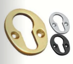 Superior Brass - Euro Escutcheon - Rounded H42xW35mm