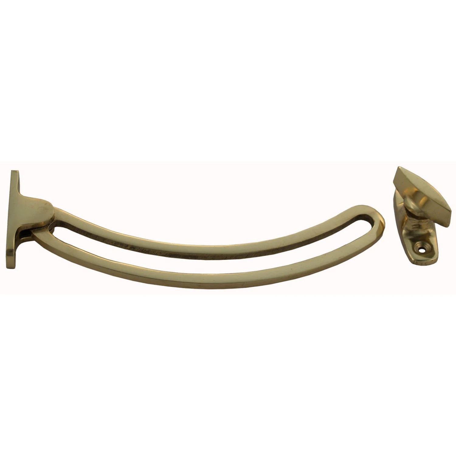 Domino Brass - Quadrant Stay - Classic L150mm 1 Domino Brass - Quadrant Stay - Classic L150mm