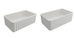 Turner Hastings - Butler Gloss White - Novi 75 X 46 Fine Fireclay Sink