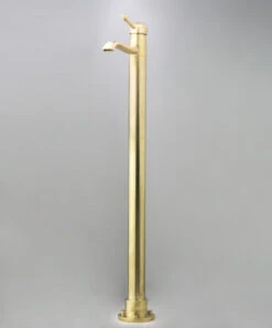 CB Ideal - Roulette Lever - Floor Mounted Bath 'DB' Mixer With Fixed Outlet