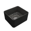 Turner Hastings - Butler Matte Black - Novi 50 X 46 Fine Fireclay Sink