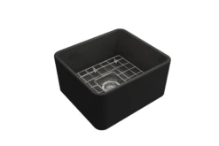 Turner Hastings - Butler Matte Black - Novi 50 X 46 Fine Fireclay Sink