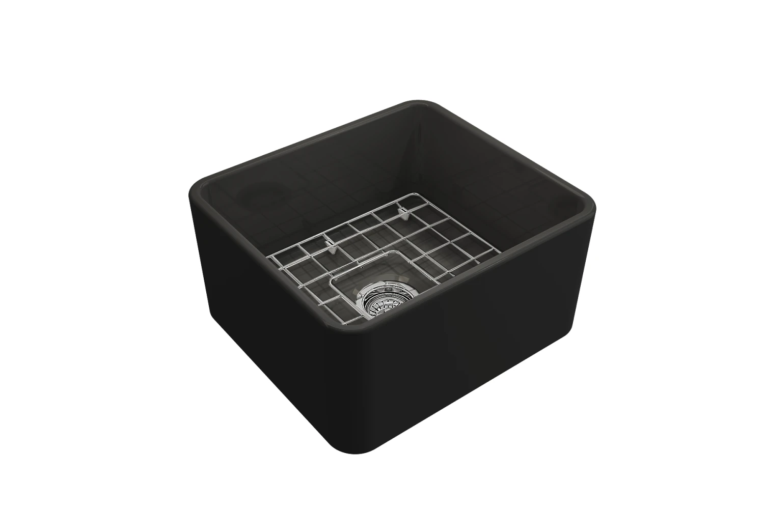 Turner Hastings - Butler Matte Black - Novi 50 X 46 Fine Fireclay Sink 1 Turner Hastings - Butler Matte Black - Novi 50 X 46 Fine Fireclay Sink