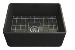Turner Hastings - Butler Matte Black - Novi 60 X 46 Fine Fireclay Sink