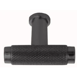 Domino Brass - Contemporary Cupboard 'T' Knob Pull - Knurled W45mm