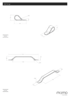 Momo Handles - Belt - Cabinet 'D' Pull Handle CTC160mm -Deals Windsor Restorations Store 2b3f33 4f233594bac14569aedd7f34c236e3femv2 1