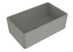 Turner Hastings - Butler Concrete Look - Novi 75 X 46 Fine Fireclay Sink