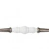 Marina Isles - County Kent - White Crackle Porcelain Bale Drop Handle 224, 320mm