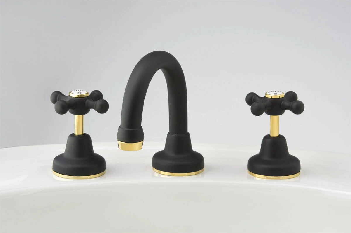 CB Ideal - Roulette - Basin Set With Fixed Gooseneck Outlet 3 CB Ideal - Roulette - Basin Set With Fixed Gooseneck Outlet - Image 3