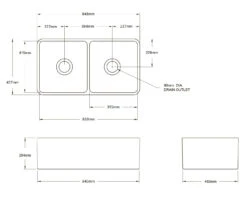 Turner Hastings - Butler Concrete Look - Novi 85 X 46 Fine Fireclay Double Sink -Deals Windsor Restorations Store 2b3f33 574acfa87be641d5a169f29847c89c87mv2