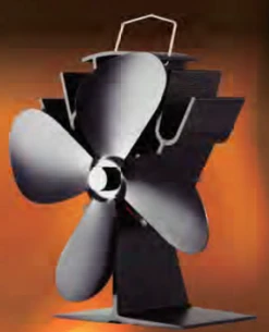 FireUp - Fireplace Accessories - Self-Powered Radiant Wood Heater Fan