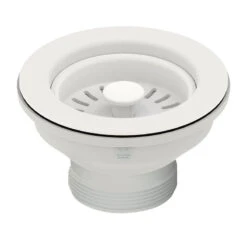 Turner Hastings - Sink Accessories - Matte White Basket Waste 90x50mm