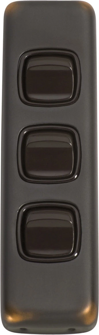 TradCo - 3 Gang Architrave Rocker Switch H108xW30mm 4 TradCo - 3 Gang Architrave Rocker Switch H108xW30mm - Image 4