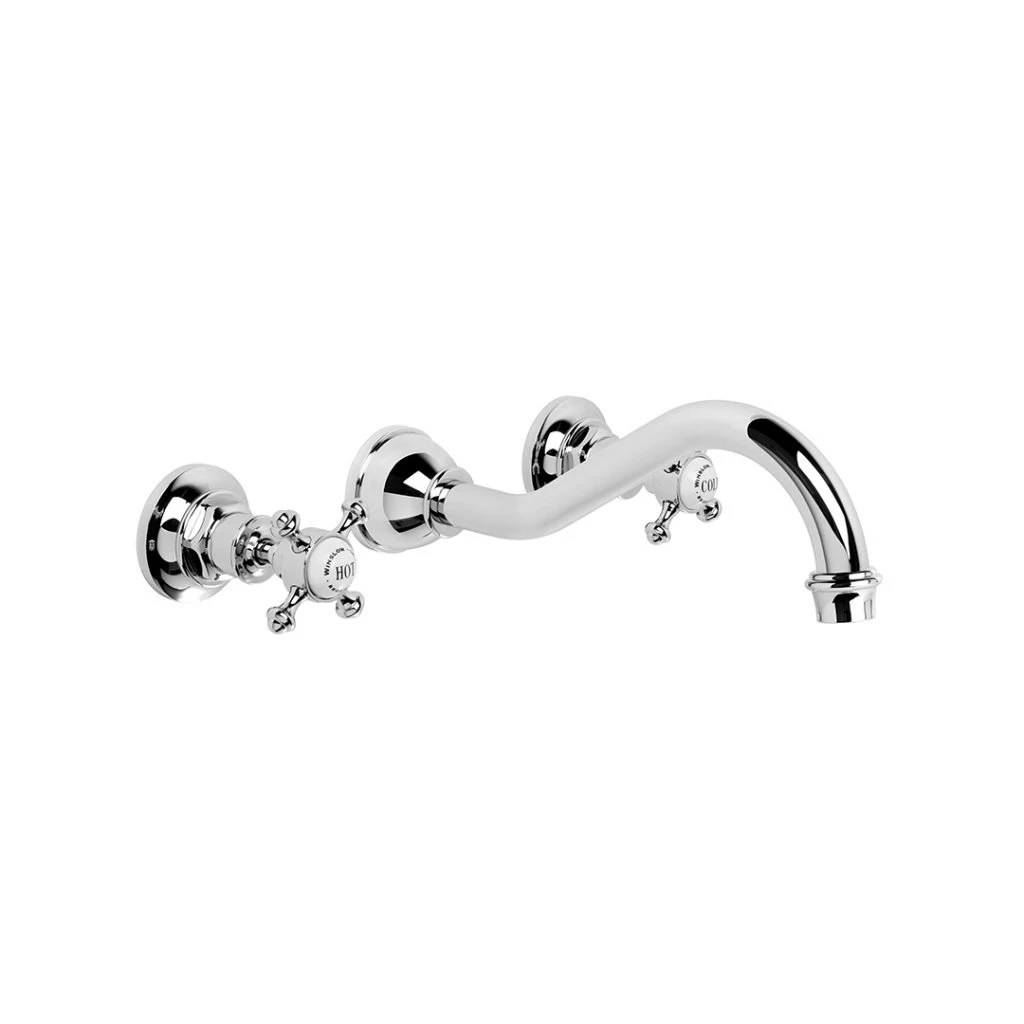 Brodware - Winslow - Wall Set With 220mm Spout 1.8106.00.2.01+ 2 Brodware - Winslow - Wall Set With 220mm Spout 1.8106.00.2.01+ - Image 2