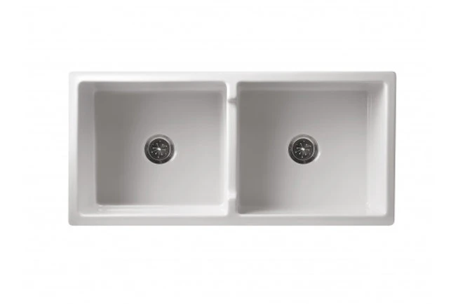 Turner Hastings - Butler - Patri 100 X 47 Fine Fireclay Double Sink 2 Turner Hastings - Butler - Patri 100 X 47 Fine Fireclay Double Sink - Image 2
